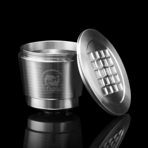 K Cup Stainless Steel Coffee Filter , Coffee Pod Filters Reusable 36.7*23*26.9mm