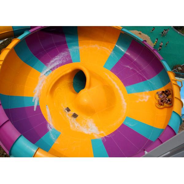 Hot Galvanized Steel Bowl Water Slide Water Supply 150m³/H For Sports Park