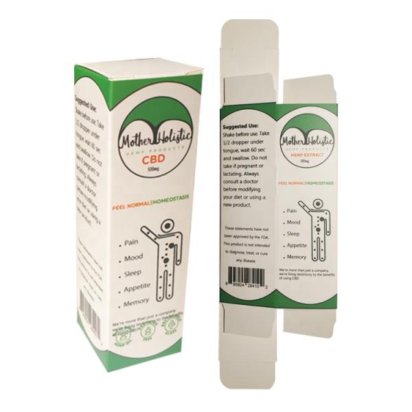 Custom Printed 350gsm Cosmetic Packaging Bottles Cosmetic Packaging Paper Box