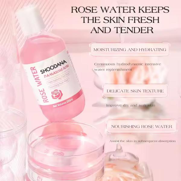 OEM Beauty Damascus Rose Water Private Label Moisturizing Face Toner