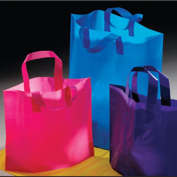 Retail Shopping Bag for Kids Customized Print Disposable Plastic Gift Bag with Handle Easy to Carry