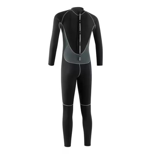 Traje de baño negro de neopreno de 3 mm resistente a la abrasión para buceo profundo tropical
