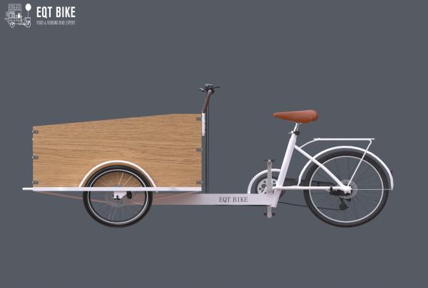 Multifunctional 3 Wheel Disc Brake Dutch Cargo Bicycle 150kg Load