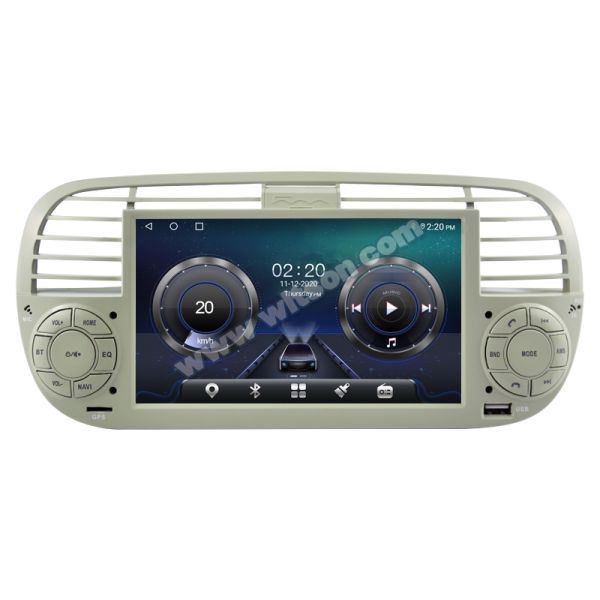 7 Screen OEM Style without DVD Deck For Fiat 500 2010-2015  Car Multimedia Stereo GPS CarPlay Player
