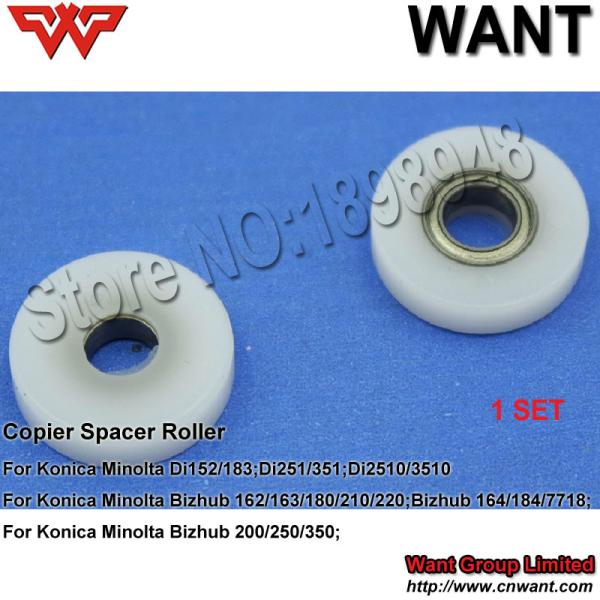 BH223 BH283 BH363 BH423 BH7828 Spacer Roller with Bearing for Konica Minolta A1UD-3717-00 A1UD371700