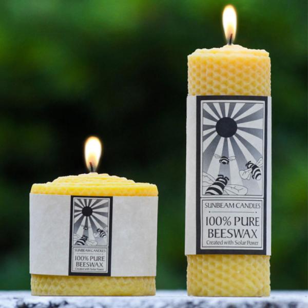 Handmade Decorative Luxury Home Scented Candles 100% Pure Beeswax Pillar Candle