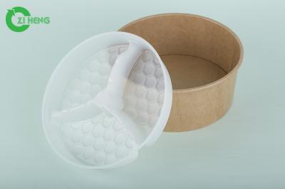 O plástico dividido descartável reciclado chapeia o produto comestível com os 3 compartimentos