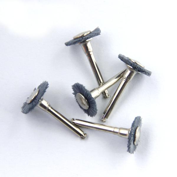 Pointed Prophy Brushes Dental Flat Head Wheel Abrasive Fiber Silicon Carbide Soft