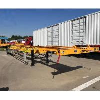 カスタマイズされたカラーコンテナ輸送 20/40フィート 12m スケルトントレーラーシャーシ