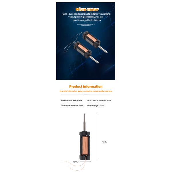 Faradyi Customized Waterproof  Electric Ultrasonic Toothbrush Motor High Frequency Vibration Motor For Electric Toothbrush