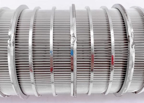 0.65mm Slot 1*2mm Wrap Wire Water Filter Elements Stainless Steel 316