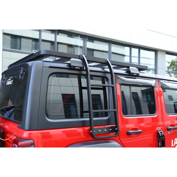 Universal Accessories Deployable Roof Car Side Ladder for Jeep WranglerJK WranglerJL