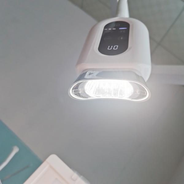 Профессиональный отбеливающий зубы светодиодный отбеливающий лампа стоматологический стул монтированная машина отбеливания зубов