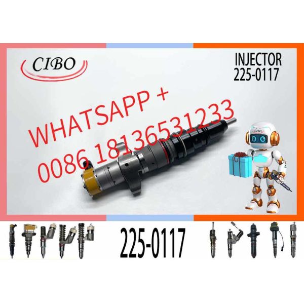 Factory OEM 225-0117 Fuel Injector C9 Engine Spare Parts Diesel Fuel Injector 2250117 for C9 330D 340D 336D Excavator