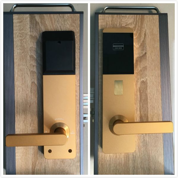 M1 System Hotel Door Lock RFID Card Lock,high Quality Qleung X51 Hotel TASRDC Digital Intelligent Smart Card Lock