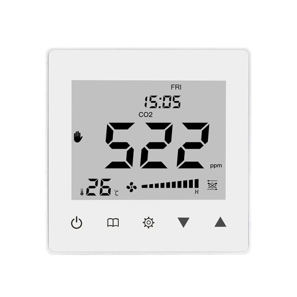 WiFi Smart Fresh Air Controller With PM2.5 CO2 VOC Detector 3 Speed Ventilation