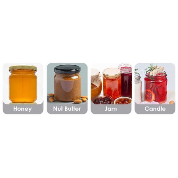 Низкий MOQ 100Ml 150Ml 200Ml пустые медные стеклянные банки с золотыми крышками с крышками
