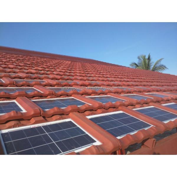 16w Telhas Solares Transparente Painel Solar Telhado Telhas Bifisso Modulo de Célula Solar