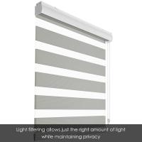 A claraboia protege cortinas completas do poliéster da zebra das cortinas da elegância para Windows