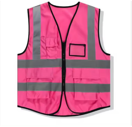 Отражающий жилет Защитный жилет Жакет полоса Личная охрана Строительство Высокая видимость Работа Безопасность Отражающая одежда