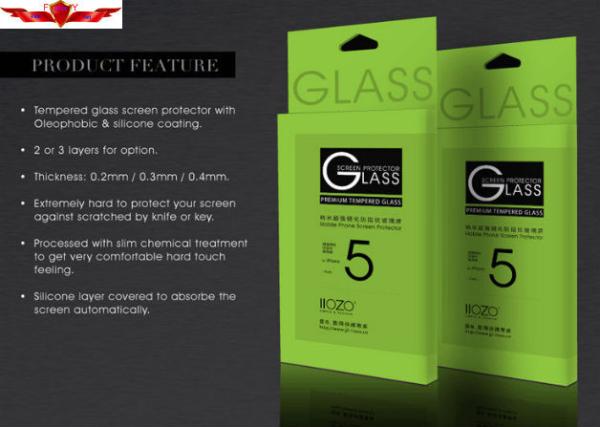 Orginal Japan 0.4MM 9H Explosion proof tempered glass screen protector film for Iphone 55S