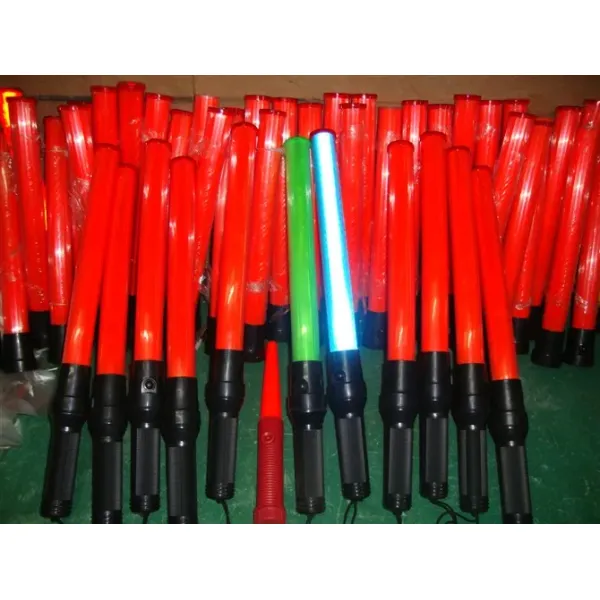 High-Intensity LED Traffic Baton Durable & Rechargeable Safety Signal Wand