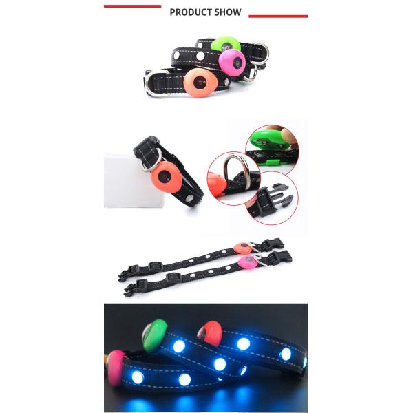 2018 waterproof night safety led light pet dog belt