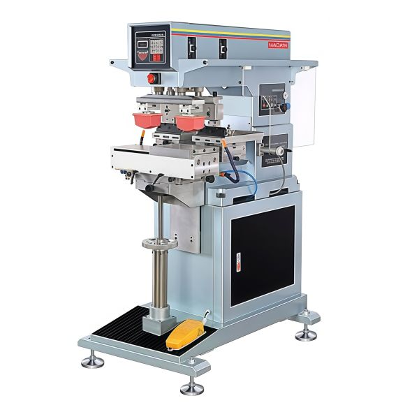 Semi Automatic Pad Printing Machine Designed To Deliver Consistent Prints On Small To Medium Sized Products Efficiently