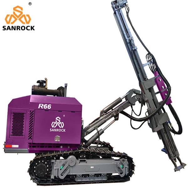 Surface Drilling Machine Mining DTH Drilling Rig Rotate Speed 180r/min Crawler Drilling Rig