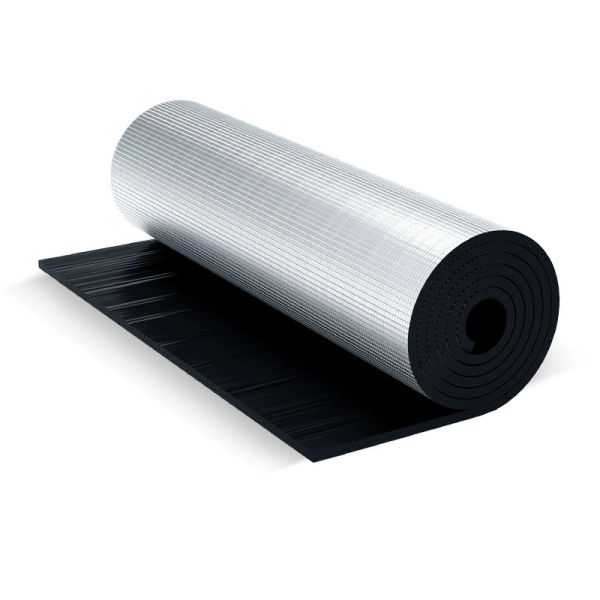 Aluminum Foil Coating NBR Rubber Self Adhesive Heat Insulation Pads For Automotive