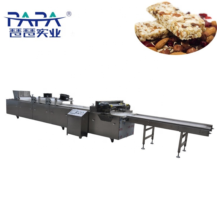 Caramel Nougat Chocolate Bar Forming Cutting Machine P320 300mm Belt PLC