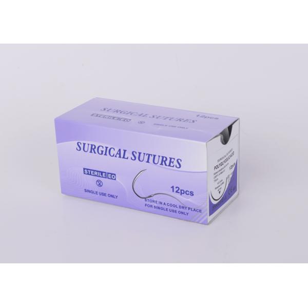 Гамма сутуры Пга фиолетового цвета Абсорбабле простерилизованная вокруг лет запаса иглы 3