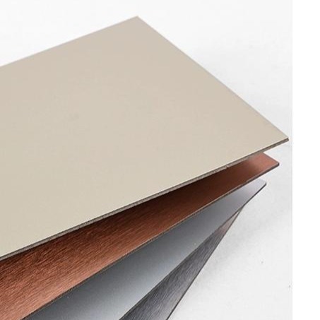 Grey Fireproof  PE Acp Paneling Aluminum Composite Panels For Building Exterior Walls And Interior Wall Paneling 4MM 1.22 X 2.44m