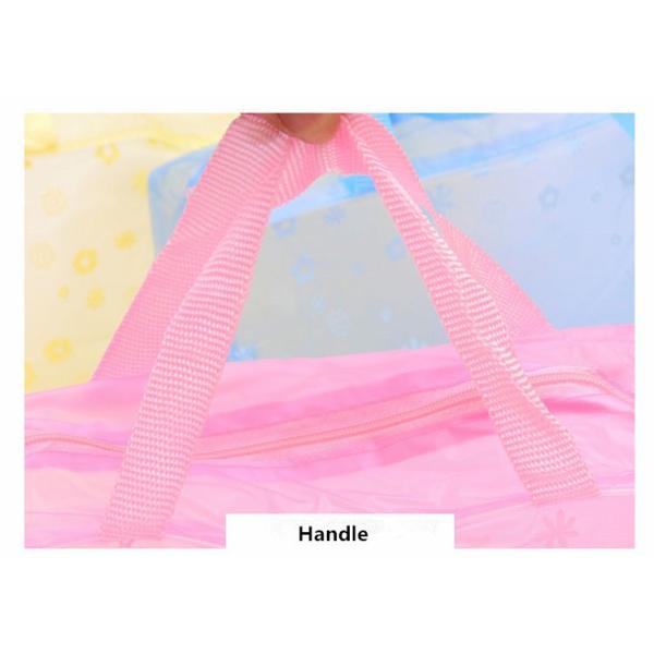 OEM Foldable PVC Cosmetic And Toiletry Bags Portable Makeup Bag With Zipper