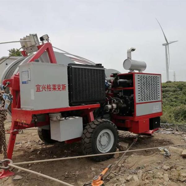 tensão do cabo 1x90kN que amarra o equipamento ACCC 8 Ton Transmission Overhead
