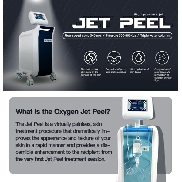 Jet Peel Technology Mesotherapy Device for Multi-Language Skin Care and Resurfacing