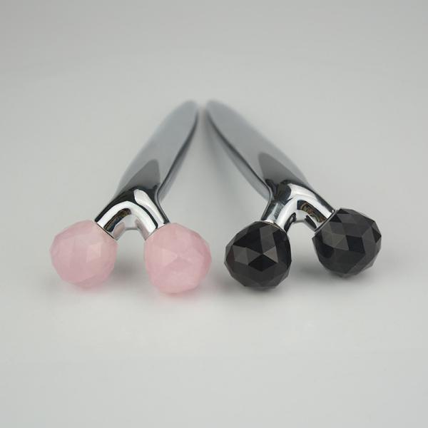 3D Crystals Jade Face Roller V Shape Facial Lift Massage Tool
