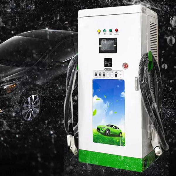 180KW Floor Mounted Dc Ev Charger CCS1 CCS2 CHAdeMO Fast EV Charging Station