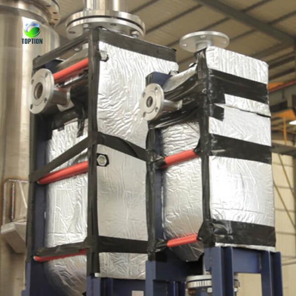 CIP Rising Film Evaporator Toption China Stainless Steel Evaporator