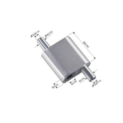 Aluminum Material 25mm Dual Adjustable Cable Grippers For 2.0 3.0mm Wire Rope