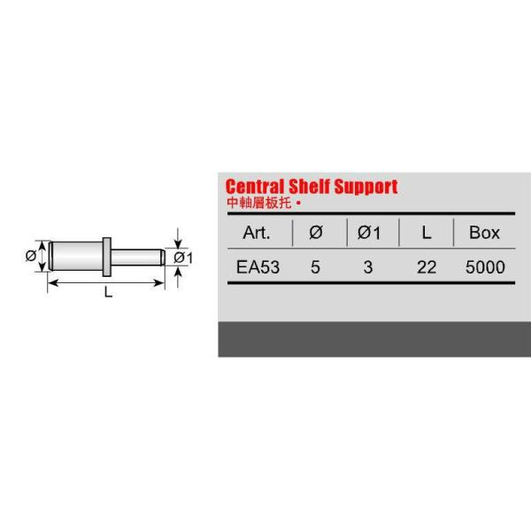 Bathroom Furniture Metal Shelf Support Pins 3mm 5mm Cabinet Shelf Bracket Bookcase Fitting