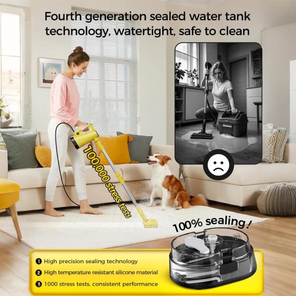 Hard Floor Steam Mop with Steam Blaster Technology Electric Portable Handheld for Household Car Use Multifunction Steam Mop