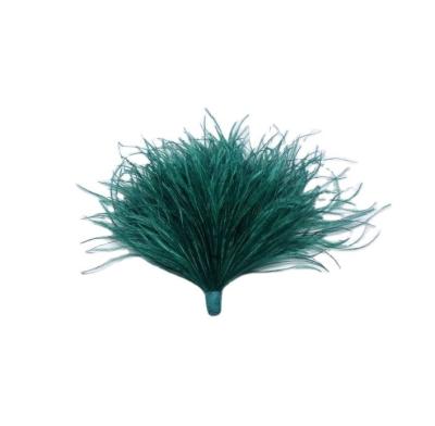 6*10 cm de pele de avestruz tingida para design de moda