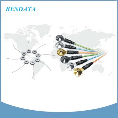 EEG electrodes Sintered Silver Silver Chloride Electrodes With 12 Cables And Cord For Medical