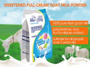 Flavor Taste Pure Goat Milk Powder Full Cream 400g Easy To Digest