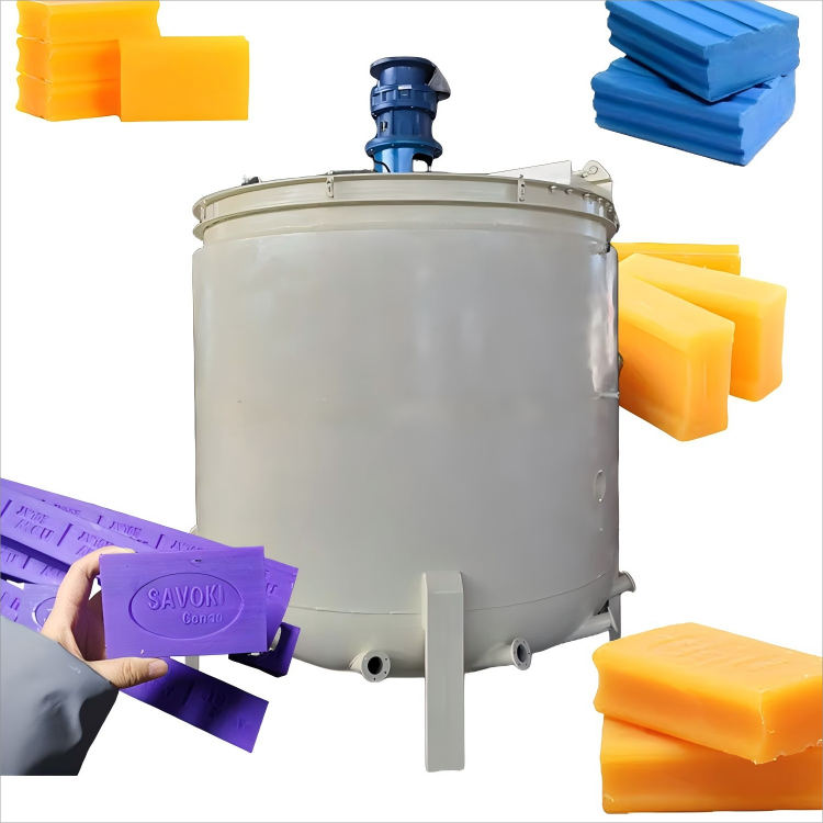 Beauty Soap Suitable Soap Making Machine 1000kg Output Automatic Soap Production Equipment for Soap Manufacturing Process