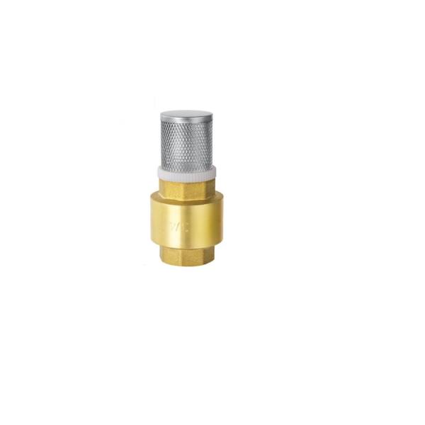 Silencing Spring Lifting Brass Plumbing Valves Vertical Type 1/2