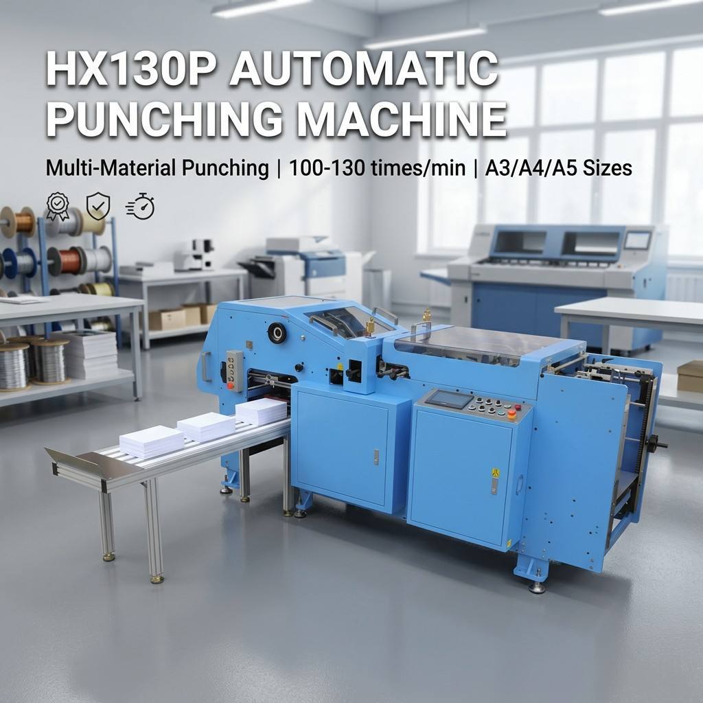 HX130P Automatic Punching Machine For Paper Cardboard PP Sheet Punching And Die Cutting Processing