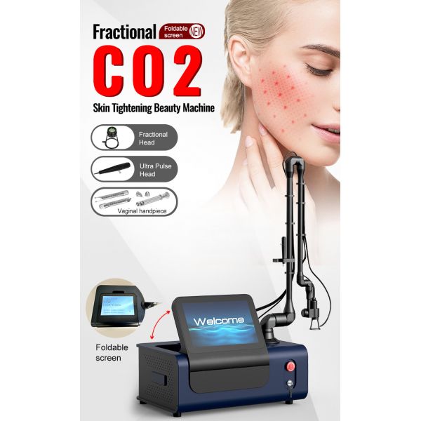 360° Rotation Handle Skin Tightening Acne Treatment 10600nm Fracational Co2 Laser Machine
