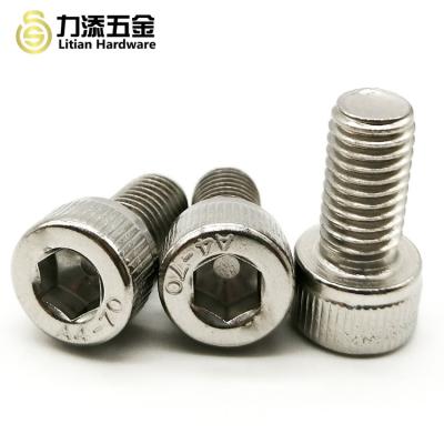 SS304 Metal Screw Fasteners , M10 Socket Head Cap Screw Din 912 Grade A4-70